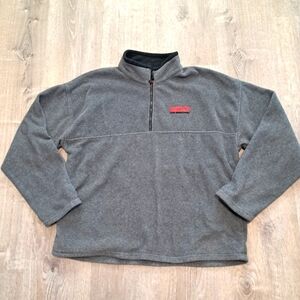 ESPN The Magazine Fleece Quarter Zip Pullover Sweater Men's Sz XL 100% Polyester